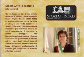 La casa della musica é intitolata a Maria Angela Bianchi