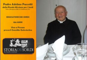 Firenze festeggia i 106 anni di padre Adelmo