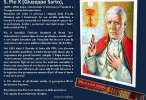 San Pio X e i Sordi.