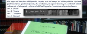 A Milano nel 1898 il primo Congresso di beneficenza “pei Sordomuti” e la costituzione dell’Associazione «Benefica Sordoparlanti»