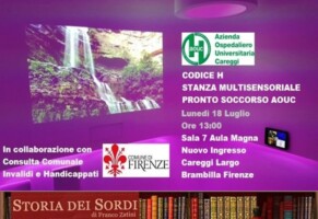 Firenze, Pronto Soccorso Codice H. Il primo serviziomultisensoriale d’ITALIA