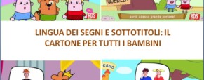 Il cartone animato in lis e sottotitoli