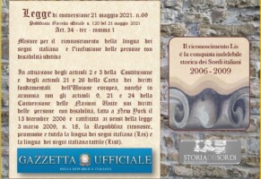 Riconoscimento ufficiale Lis. Legge di conversione 21.5.2021