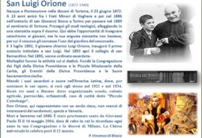 San Luigi Orione e il sordocieco.