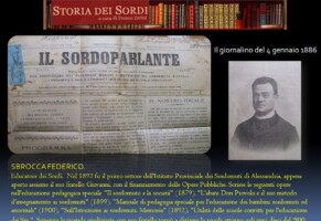 Sbrocca Federico. Fondatore dell’Istituto dei Sordomuti di Alessandria (Newsletter della Storia dei Sordi n. 678 del 15 aprile 2009)