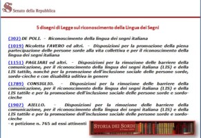 Pagliari promuove un disegno di legge per difendere la lingua dei segni