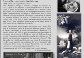 Santa Bernardetta e la sua sordità