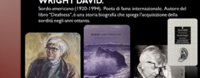 Wright David. Il poeta sordo inglese